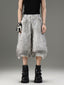 WASTELAND STYLE WASHED DISTRESSED UNISEX CARGO SHORT