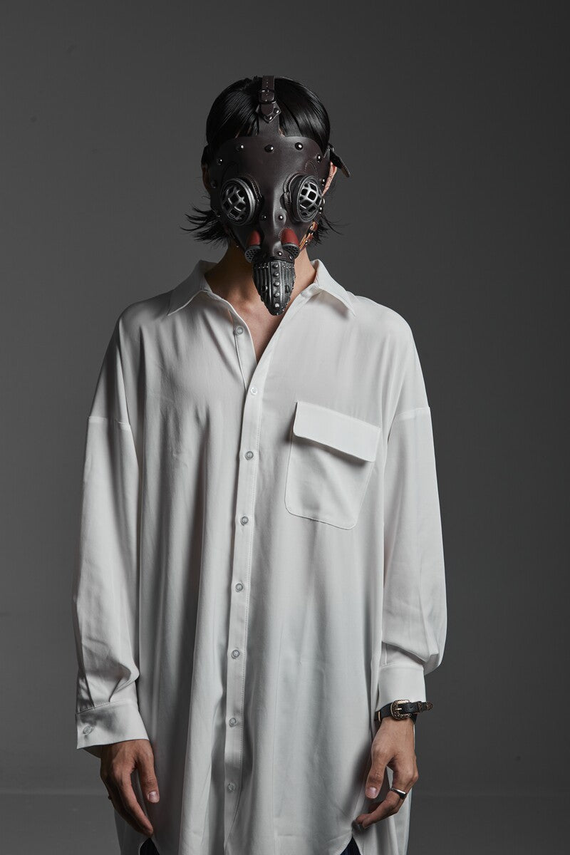 UNISEX STEAMPUNK RIVET HALLOWEEN COSTUME METAL MASK