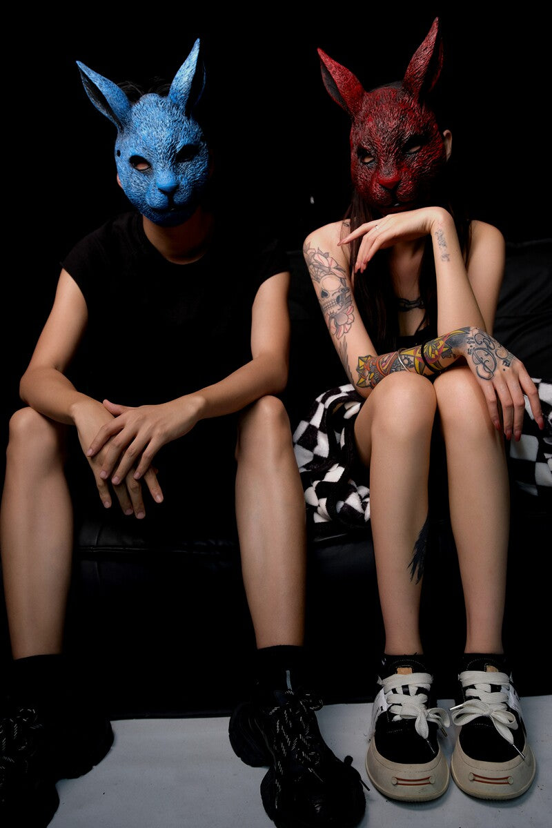 VIRAL BUNNY GIRL MASKHALLOWEEN ANNUAL PARTY DAY ANIMAL COSPLAY MASK