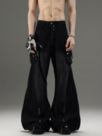 VINTAGE HEAVY‑WEIGHT YELLOW MUD DYE JEANS