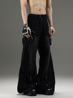 VINTAGE HEAVY‑WEIGHT YELLOW MUD DYE JEANS