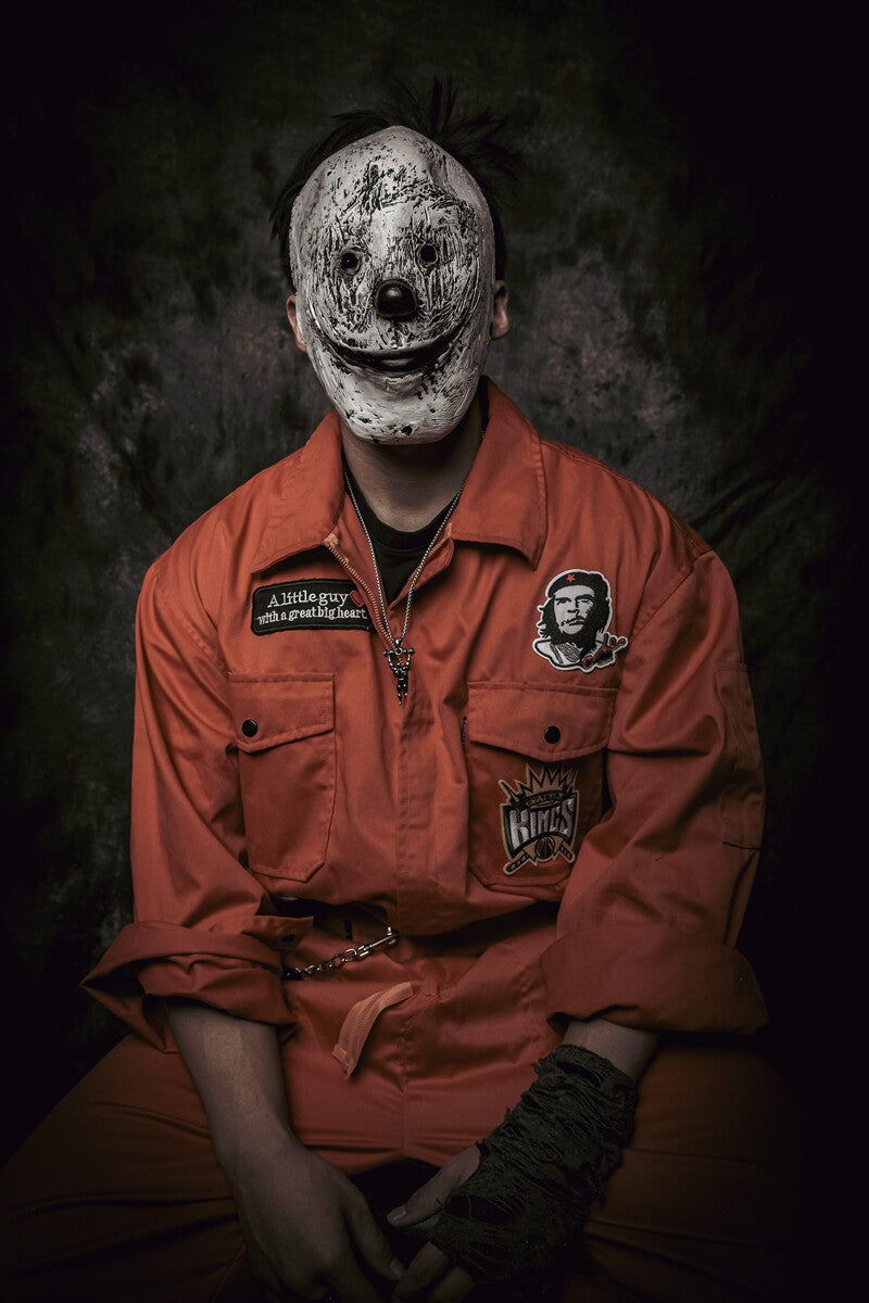 SCAR FACE LATEX HALF HOOD HORROR MASK, VIRAL HALLOWEEN MASK