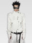 SILVERMOON KNIGHT WHITE LEATHER JACKET