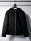 Dark Minimalist Mohair Oversized Loose Wool Cardigan Jacket