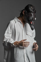UNISEX STEAMPUNK RIVET HALLOWEEN COSTUME METAL MASK
