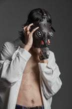 UNISEX STEAMPUNK RIVET HALLOWEEN COSTUME METAL MASK