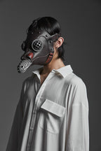 UNISEX STEAMPUNK RIVET HALLOWEEN COSTUME METAL MASK