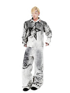 MUSIC NOTE OVERSIZED UNISEX PANTS