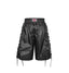 LACED MESH PANEL BOXING SHORTS