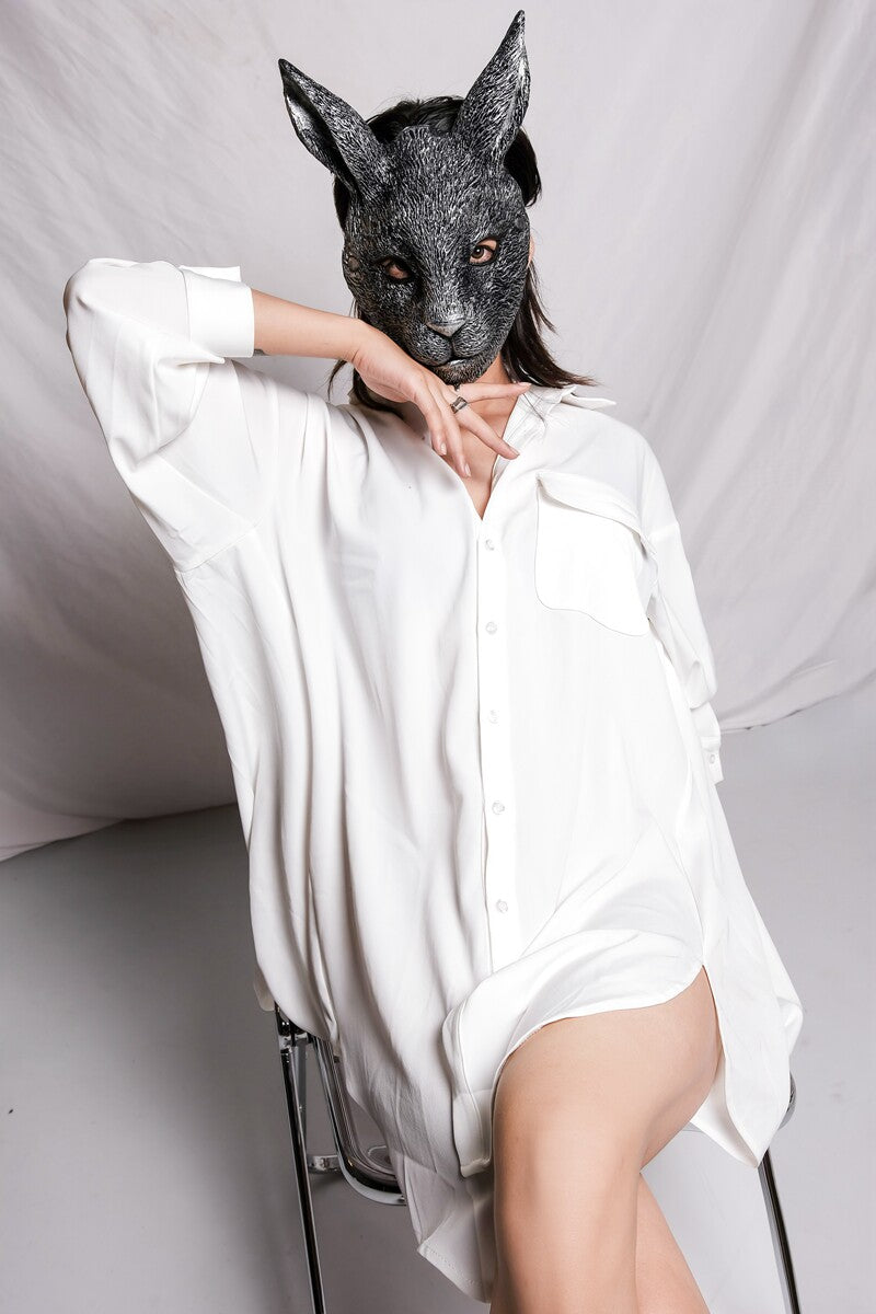 VIRAL BUNNY GIRL MASKHALLOWEEN ANNUAL PARTY DAY ANIMAL COSPLAY MASK
