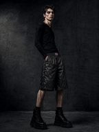 LACED MESH PANEL BOXING SHORTS