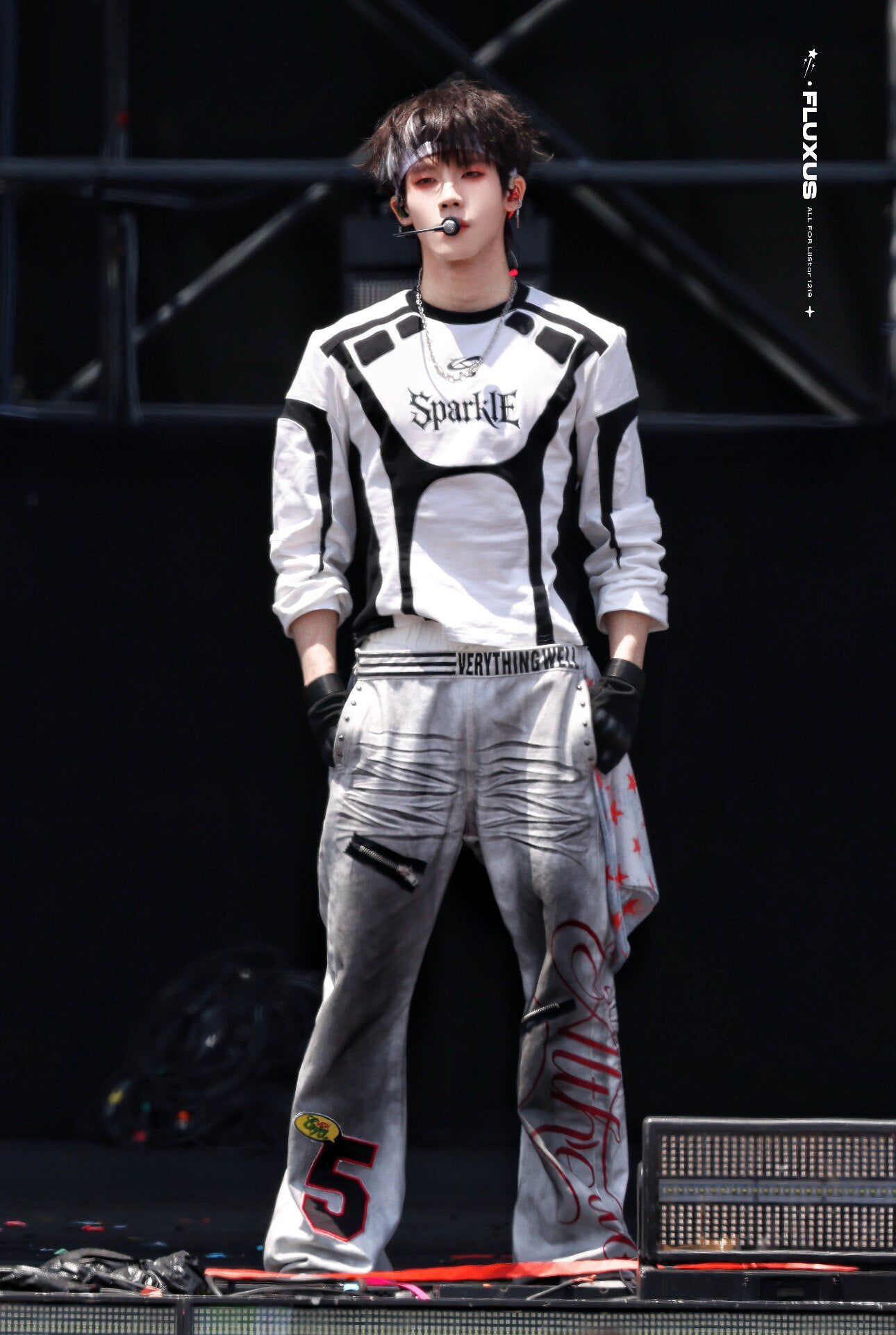 RACING PATCHWORK LONG SLEEVE, VINTAGE BIKER SLIM CROPPED TOP Secondary image