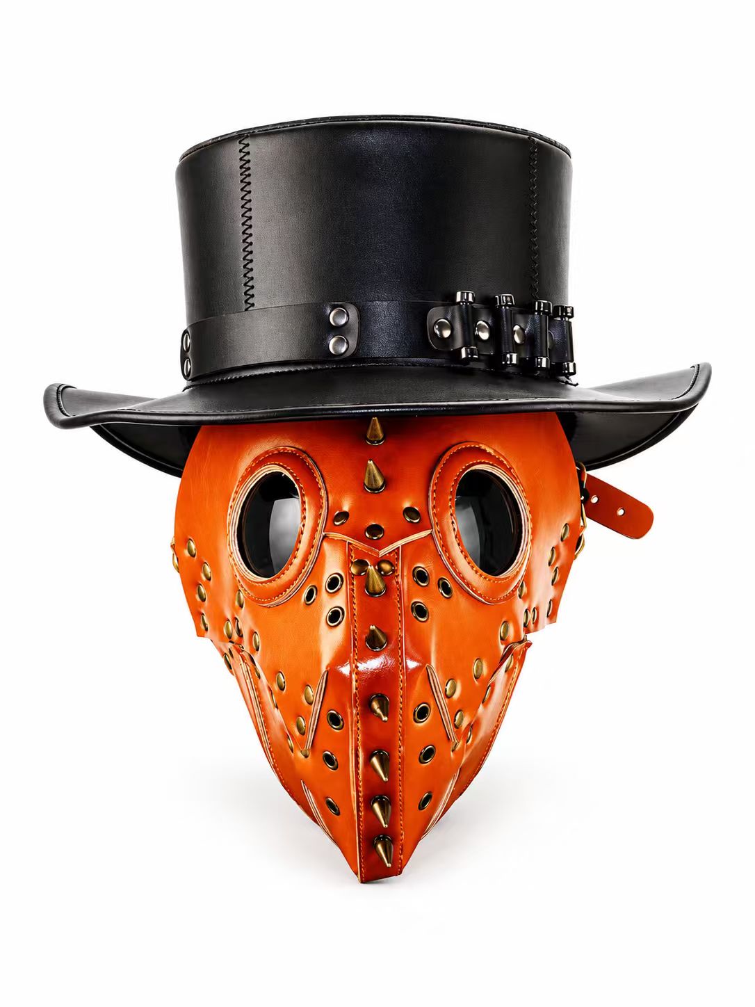 UNISEX STEAMPUNK RIVET HALLOWEEN COSTUME METAL MASK