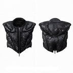 DARK RTPS 26AW METALLIC COATED ARMOR PANELLED 3D CROPPED VEST