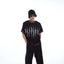MEN'S RIVET WAVE PATTERN CASUAL COOL STREETWEAR T-SHIRT SET
