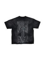 VINTAGE WASHED OVERSIZED HEAVYWEIGHT T‑SHIRT & SKELETON SCRIPTURE