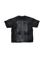 VINTAGE WASHED OVERSIZED HEAVYWEIGHT T‑SHIRT & SKELETON SCRIPTURE