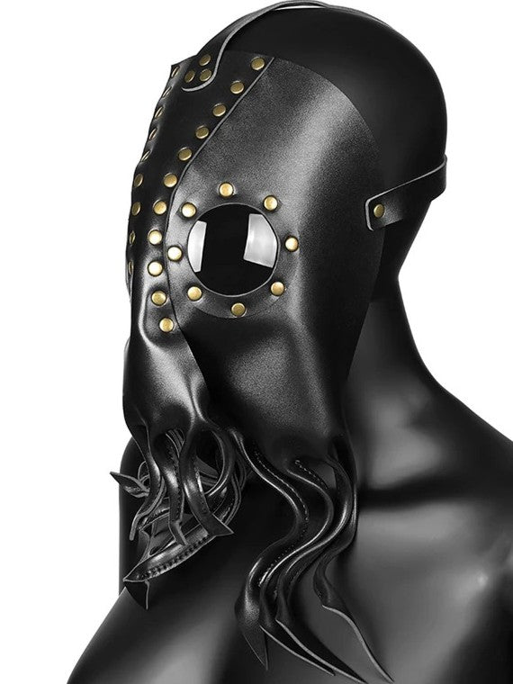 UNISEX STEAMPUNK RIVET HALLOWEEN COSTUME METAL MASK