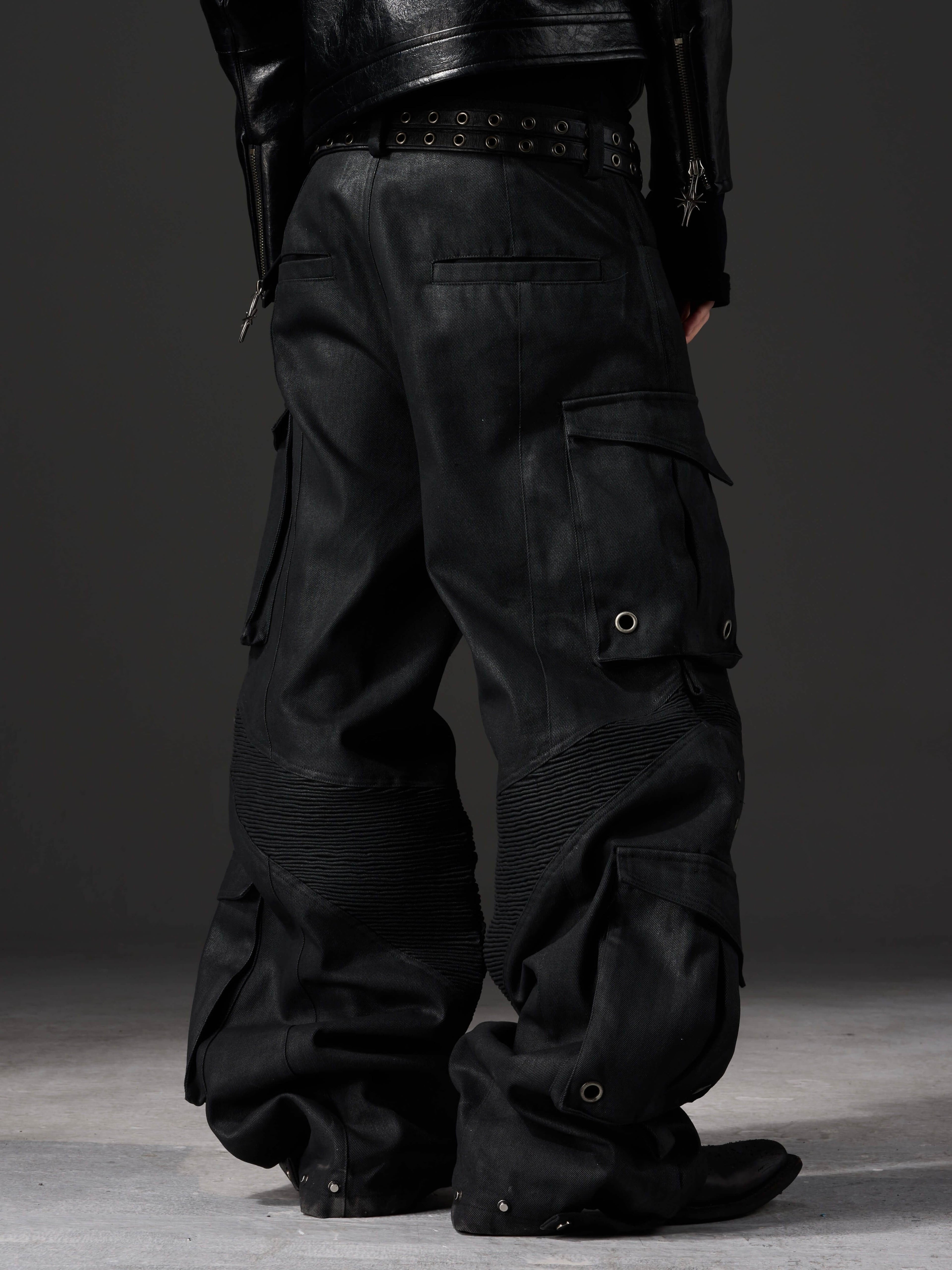 Avant-garde street trendy fashion, merging artistic avant-garde design with bold urban street aesthetics.