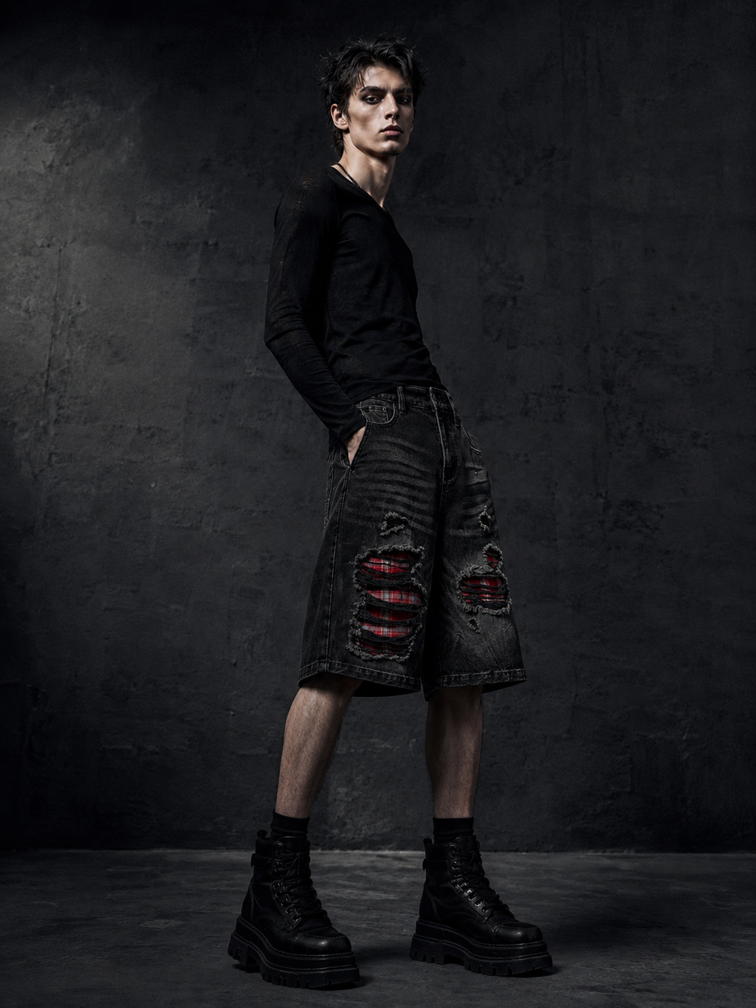 Camo casual military street pant, classic camouflage print delivers tough military vibe. Main image