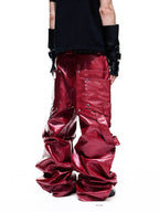 Cargo pants with multi-pocket design and classic streetwear style.