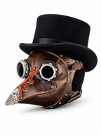 UNISEX STEAMPUNK RIVET HALLOWEEN COSTUME METAL MASK