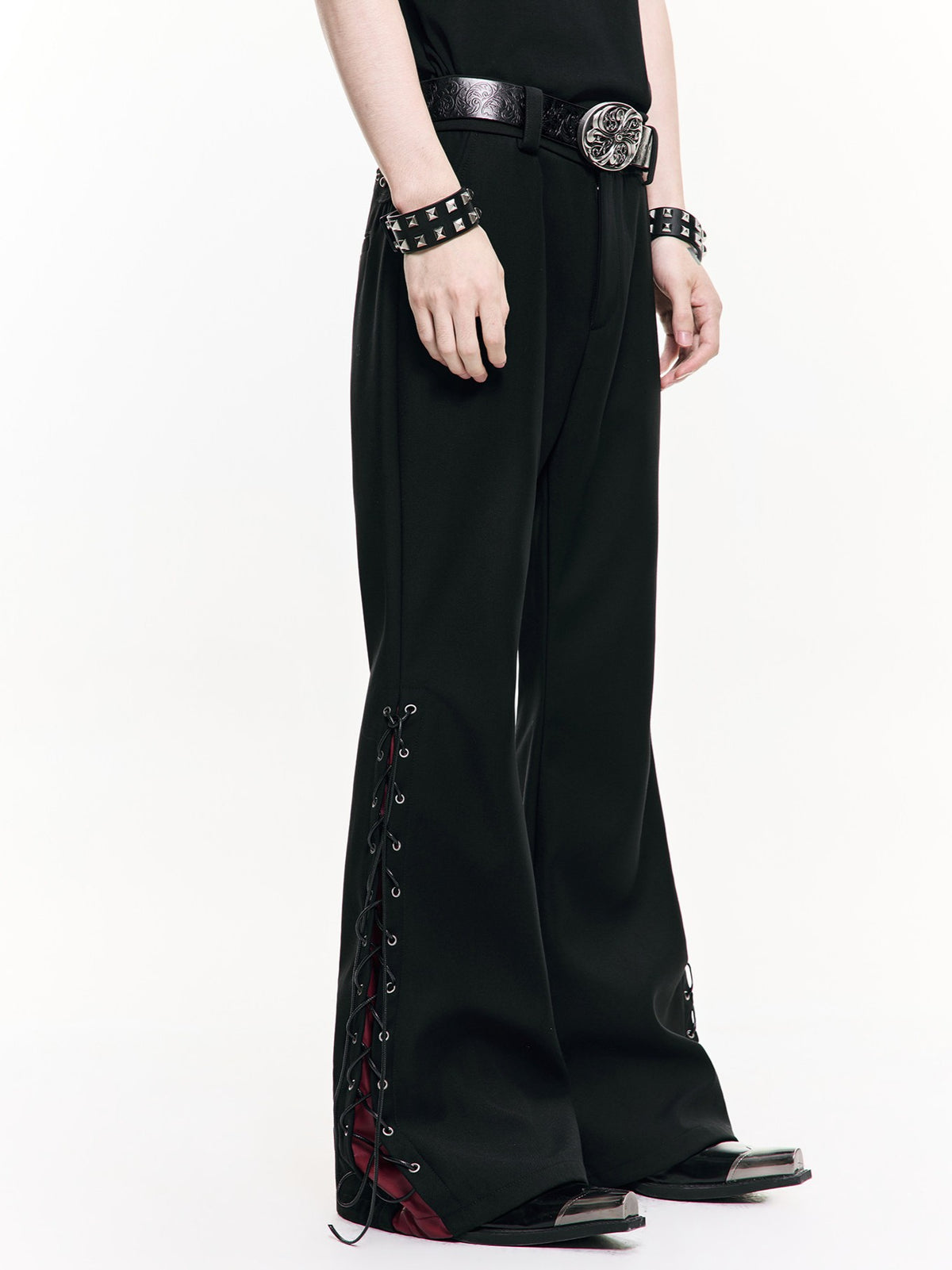 Faded black ritual goth sweatshirt with muted worn wash and mysterious ritual-inspired detailing, offering a relaxed silhouette for somber dark goth layering.