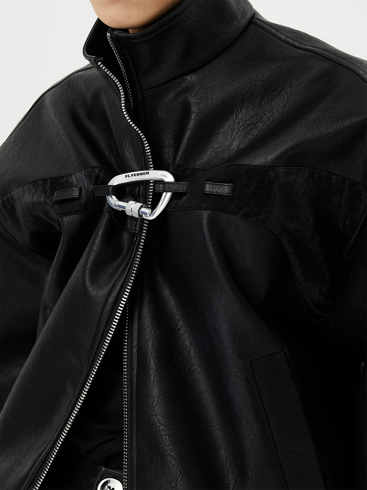 Faded-panel skateboard cotton jacket features washed faded fabric panels and a casual tailored silhouette, capturing classic skate street culture aesthetics.