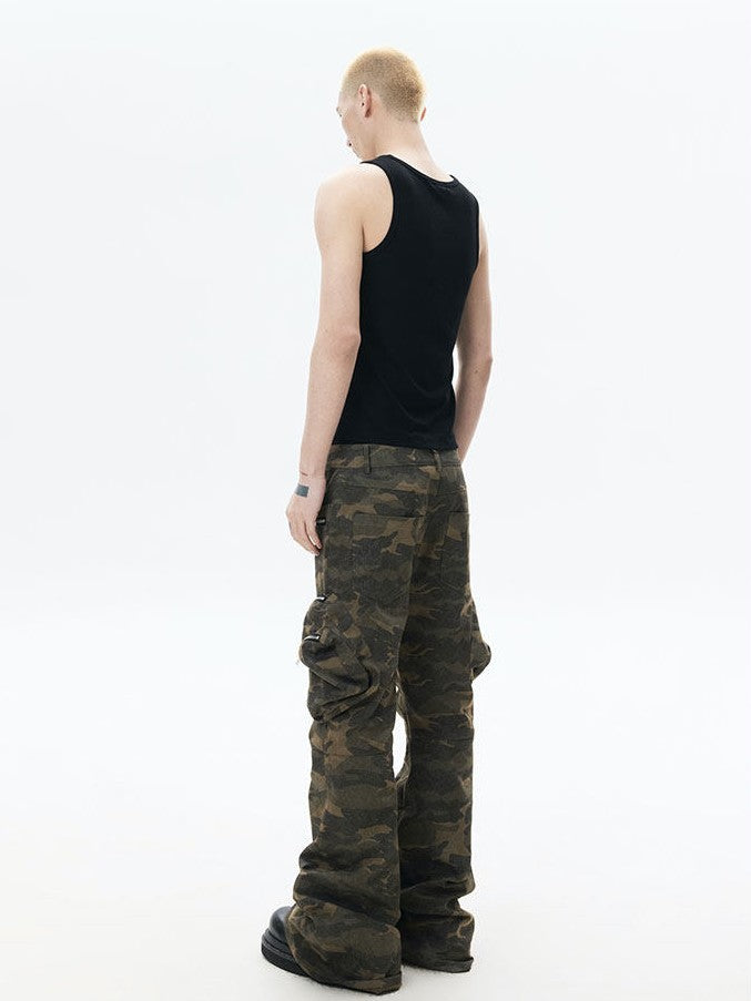 Grunge punk deconstructed black hoodie with cut-up, reworked detailing, channeling chaotic subculture grit and raw edge for alternative street layering.