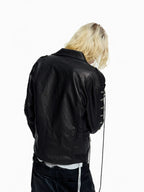 Grunge splice loose long sleeve adopts spliced panel design and relaxed fit, full of raw grunge street aesthetic.