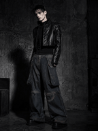 Half sweatshirt casual street fashion, stylish half-sleeve design balances comfort and breathability.
