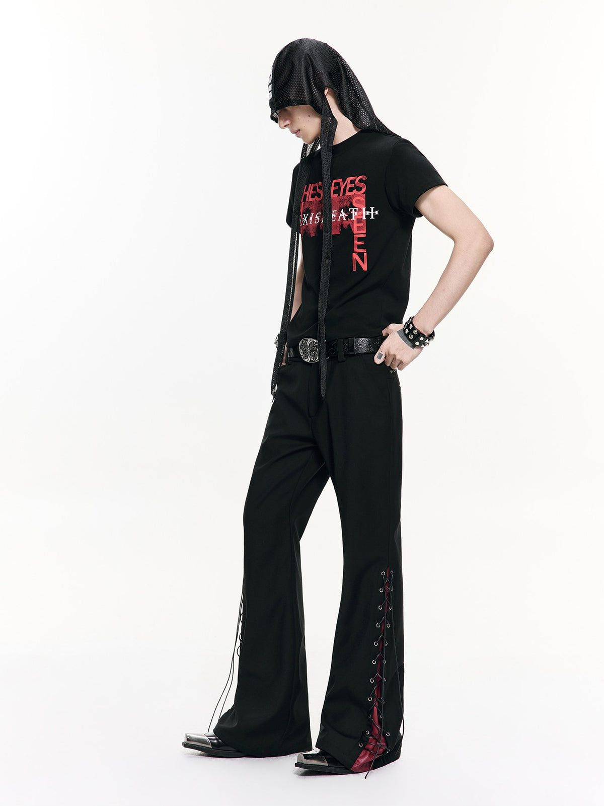 Matte dark post-punk zip outerwear with a smooth non-reflective finish and sharp minimalist silhouette, carrying brooding post-punk attitude for moody underground layering.
