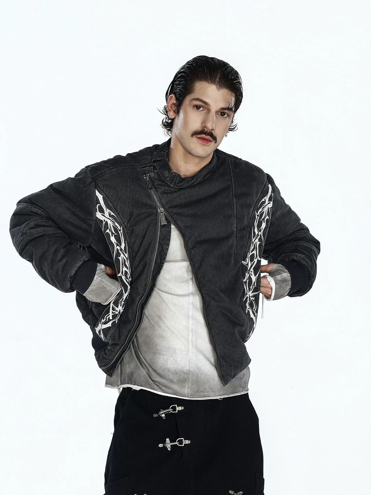 Monochrome urban street hoody adopts solid single-tone design and classic hooded silhouette for clean minimalist city street style.