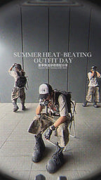 HEAVY-DUTY CAMOUFLAGE RIVET CARGO SHORTS