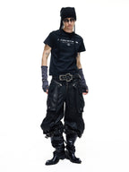 Retro print casual loose top with vintage graphic details and a relaxed silhouette.