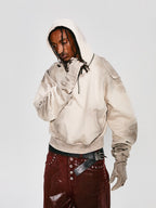 Seam-taped techwear street cargo pants feature sealed taped seams and multiple utility pockets, blending waterproof practicality with futuristic urban techwear aesthetics.
