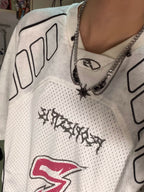 Skate windbreaker with asymmetric zipper features a skate-inspired relaxed cut and eye-catching asymmetrical zipper design, bringing dynamic, edgy details and lightweight windproof performance for street skating daily wear.