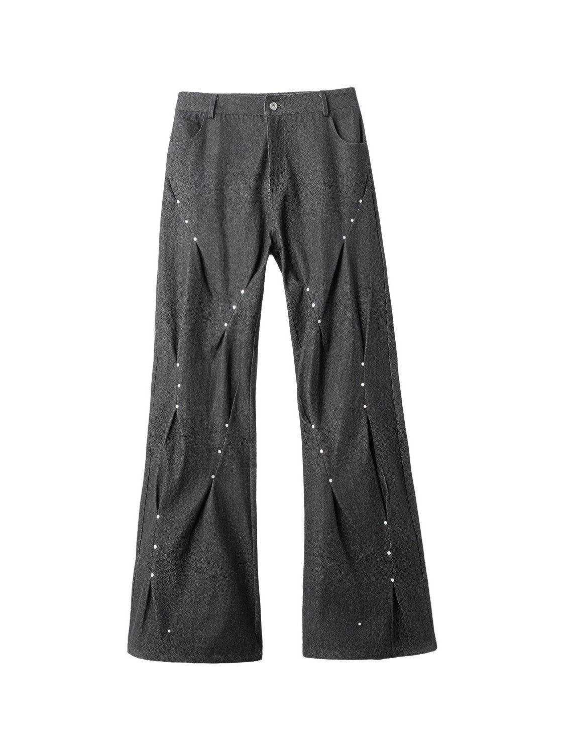 Street layer split seam joggers featuring distinctive split seam construction and a soft relaxed fit, offering dynamic structural detailing ideal for edgy urban street layering.
