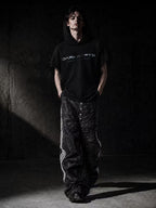 Tie hems adjustable trendy wear, drawstring hem design lets you tweak silhouette freely.