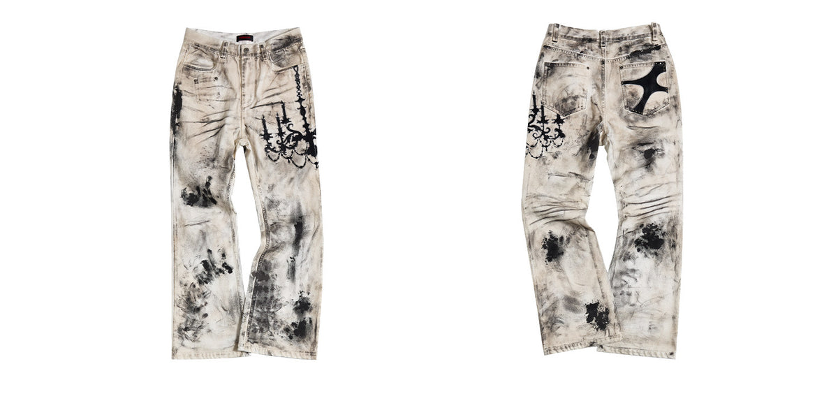 This underground edgy layered cotton top features lightweight cotton fabric and stacked design details, crafting raw moody looks for alternative street outfits.