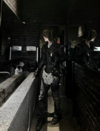 Urban split hem boxy fleece hoodie adopts boxy fleece construction and split hem design for sleek urban street styling.