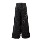 Relaxed straight leg cut, sturdy stitching and durable construction for daily wear and practical functionality.